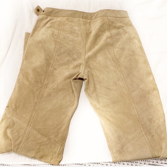 J.Crew Collection Genuine Suede High Waist Trouser - Picture 7 of 8